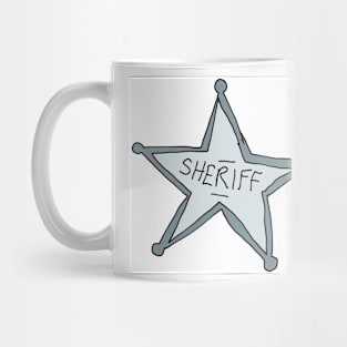 Sheriff badge Mug